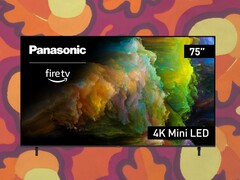 The Panasonic W95 Series 75-inch TV runs Amazon's FireOS. (Image source: Panasonic/Amazon, Unsplash, edited)