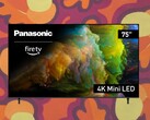 The Panasonic W95 Series 75-inch TV runs Amazon's FireOS. (Image source: Panasonic/Amazon, Unsplash, edited)