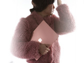 No need to blush when carrying a pink Surface Laptop 2 around. (Source Panos Panay/Twitter)