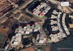Navigation within a dense housing campus