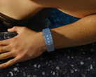 Rogbid's new Halo fitness band (pictured) comes with four interchangeable straps in nylon and silicone across various colors. (Image source: Rogbid)