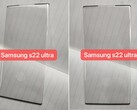 The Galaxy S22 Ultra will have thin bezels on all sides. (Image source: @UniverseIce)