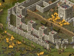 An image showing a castle in Stronghold: Definitive Edition now on sale on Steam.