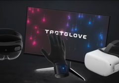 bHaptics will showcase its new haptic TactGlove at CES 2022. (Image source: bHaptics)