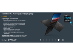 Deal | Clearance discount brings the featherweight Lenovo ThinkPad X1 Nano below the $1,000 mark