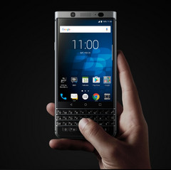 The KEYone marks a radical departure from current smartphone trends with its physical keyboard. (Source: BlackBerry)