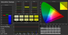 CalMAN - Saturation Sweeps (after calibration)