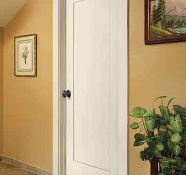 A room with a door can help separate your home office physically and audibly. (Image via Jeld-Wen)