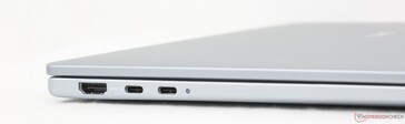Dell 14 Plus ports on the left. (Image source: Allen Ngo for Notebookcheck)