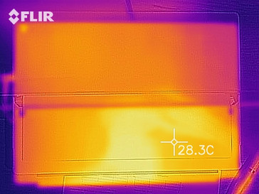 Heat development - bottom in idle mode