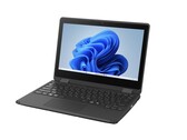 The Fujitsu Note Q laptop can be equipped with an Intel N250 CPU. 