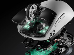 Exploded view of the original Logitech G Pro X2 Superstrike.