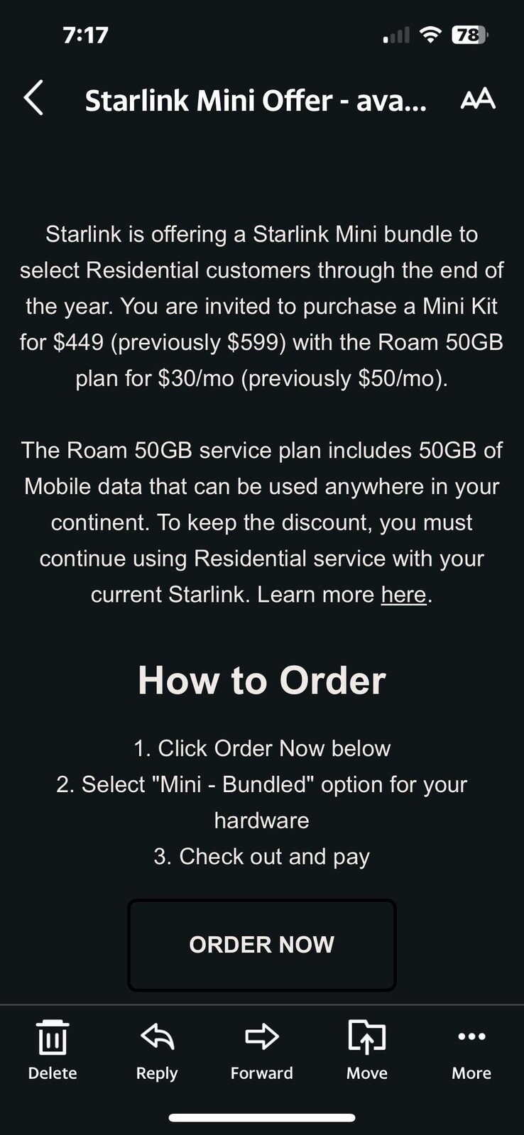The new Starlink Mini bundle deal