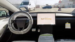 New Teslas now get to the loading dock on their own (Image source: Tesla)