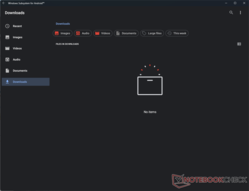 Files app in WSA
