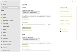Windows Sound Setting: Torch automatically set as input and output device