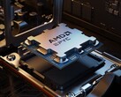 An AMD Epyc server processor seated in its socket.