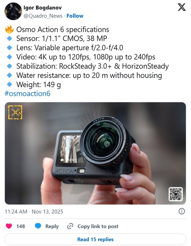 A screenshot of the X post (Image source: Igor Bogdanov on X)