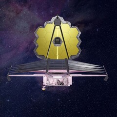 An image of the James Webb Space Telescope