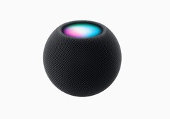 The HomePod mini in Midnight looks a tad darker than the Space Gray variant. (Image source: Apple)