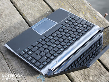 The Asus VX6 Lamborghini edition had a very decent keyboard (with no backlight, though)