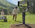 The OM 6 is DJI's flagship mobile gimbal, and features a built-in tripod and extendable selfie stick (Image source: DJI)