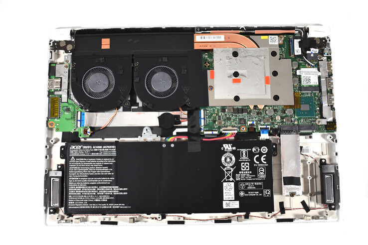 view of the innards of the Acer ConceptD CN515-51