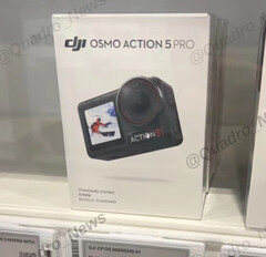 DJI will likely sell the Action 5 Pro with multiple 'combo' accessory packs. (Image source: @Quadro_News)