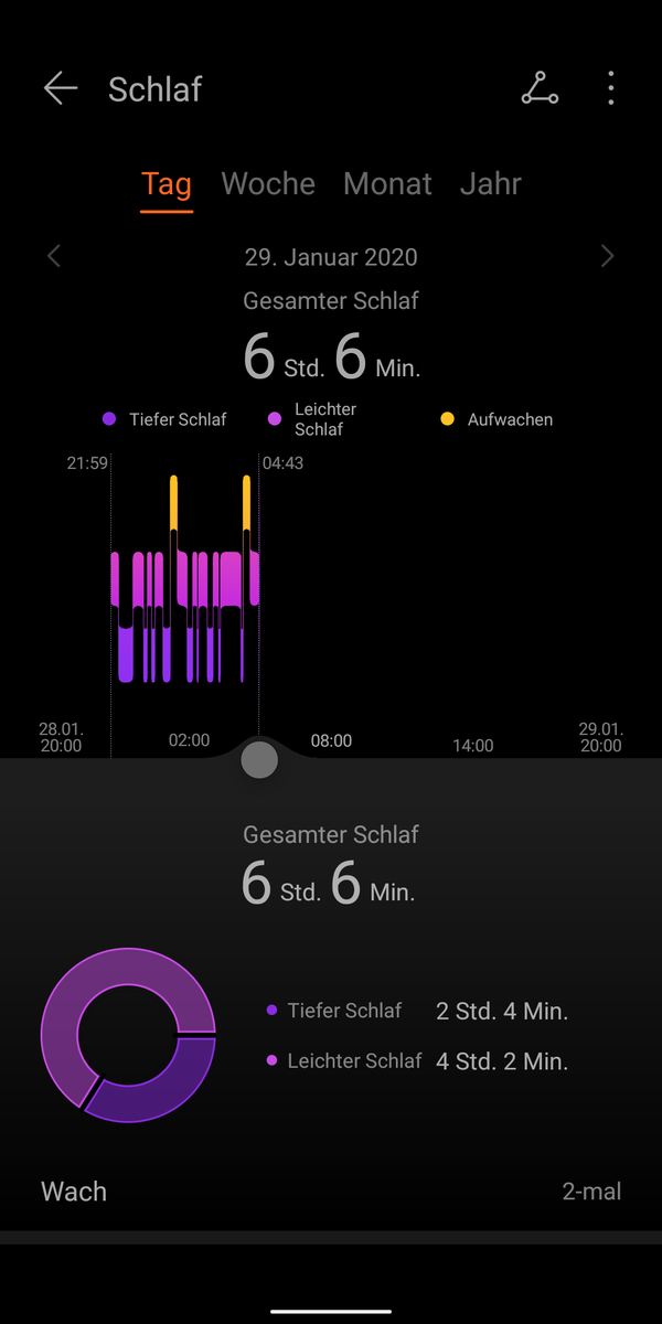 Huawei band 4e online sleep tracker