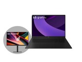 The LG Gram Pro 17-inch is $500 off and comes with a free 300Hz monitor. (Image Source: LG, edited)