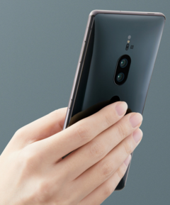 You will need a strong hand to hold the Xperia XZ2 Premium. (Source: Sony)