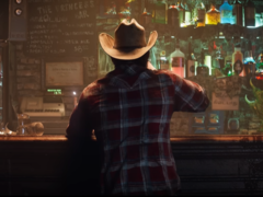 A screengrab of Wolverine in Flannel and Cowboy Hat from Marvels Wolverine announcement trailer (image source: PlayStation YT)