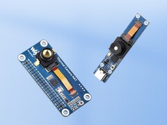 The thermal imaging camera as a HAT and with a USB port.