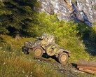 World of Tanks 1.4 now live with wheeled vehicles added to the French tree, AMD 178B tier 6