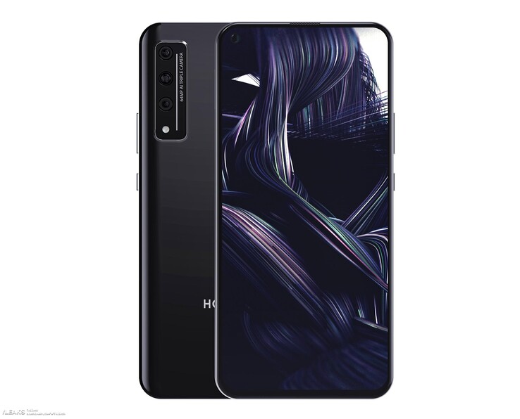 The "Honor 10X Pro" render. (Source: SlashLeaks)