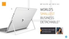 HP claims that the Elite x2 1013 G3 is the world&#039;s smallest business detachable. (Source: HP)