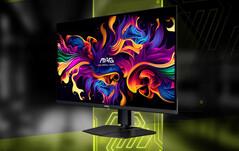 MSI has confirmed that only one of its new MAG-branded QD-OLED gaming monitors will receive firmware updates. (Image source: MSI)