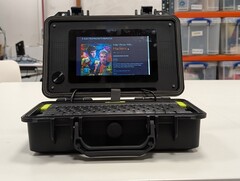 A complete cyberdeck made by Raspberry Pi.