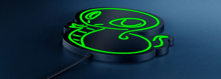 Put an LED Sneki Snek on your wall because why not. (Source: Razer)