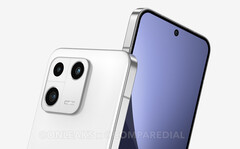 The Xiaomi 13 and Xiaomi 13 Pro may debut within the next few days. (Image source: @OnLeaks &amp; CompareDial)