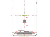 Acer Iconia One 8 label location FCC document