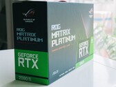 Asus is preparing to release the ROG Matrix GeForce RTX 2080 Ti Platinum graphics card. (Image source: Twitter/ROG North America)