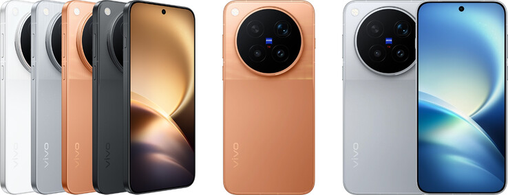 Design and color options of the Vivo X500 Pro series