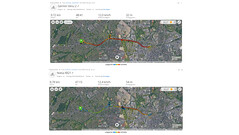 GNSS test route: overview