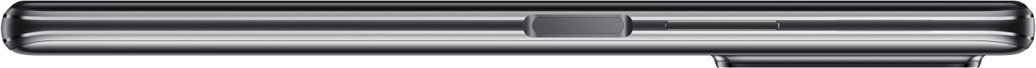 Right side: power button with an integrated fingerprint sensor, volume rocker