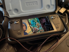 The Humble Handhelds bundle will expire on August 06, 2026. Pictured: Steam Deck with the cover picture of the bundle.