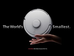 The K10+ Pro&#039;s miniature size actually improves its reach and maneuverability (Image source: SwitchBot)