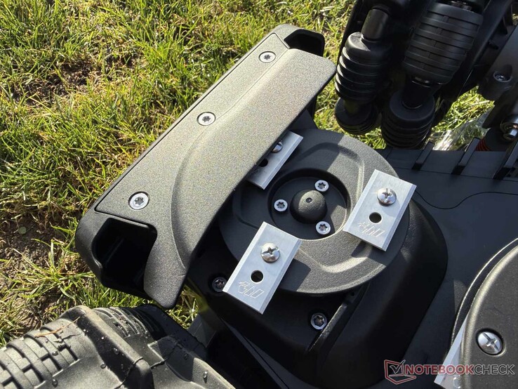 The factory-installed guard prevents even better edge-trimming results, but can be removed.