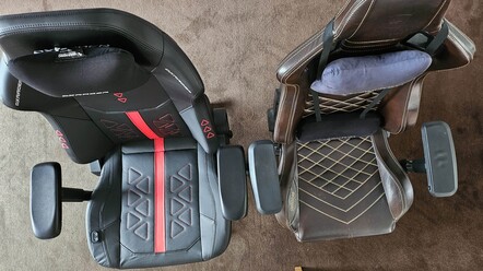 The seat of the Martian Pro is very spacious and ideal for larger and heavier people.