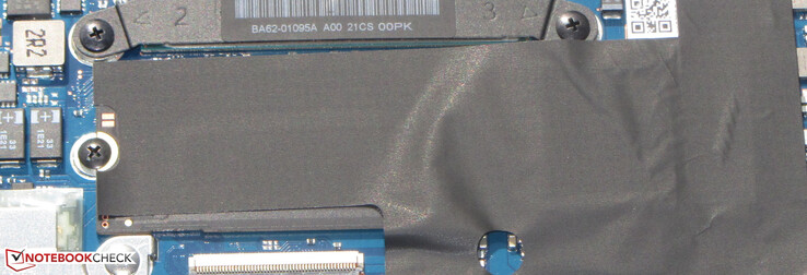 An SSD serves as system drive.